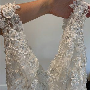 Fitted Beaded Wedding Dress